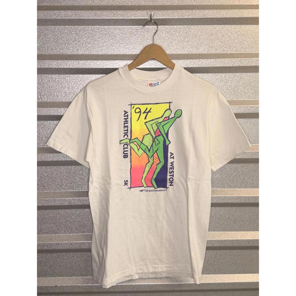Vintage 1994 Athletic Club at Weston 5K Tee Medium